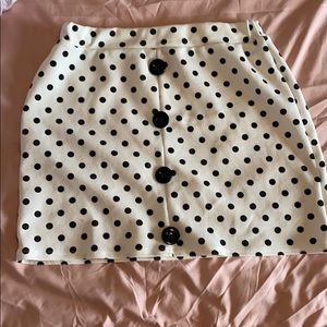 Polka dot skirt